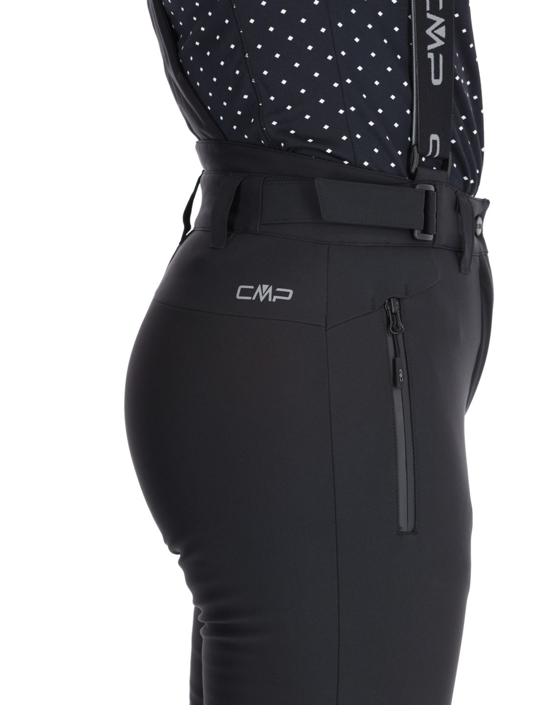 CMP, 34W4326 pantalon de ski femmes Black noir 