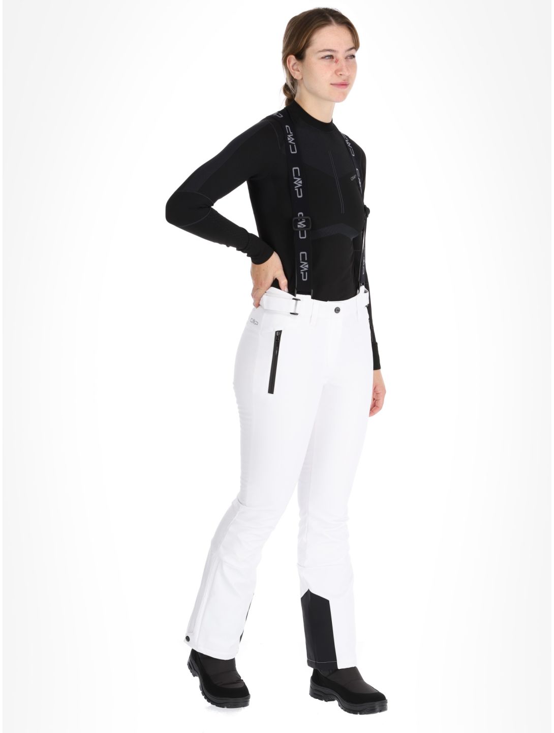 CMP, 34W4326 pantalon de ski femmes White blanc 