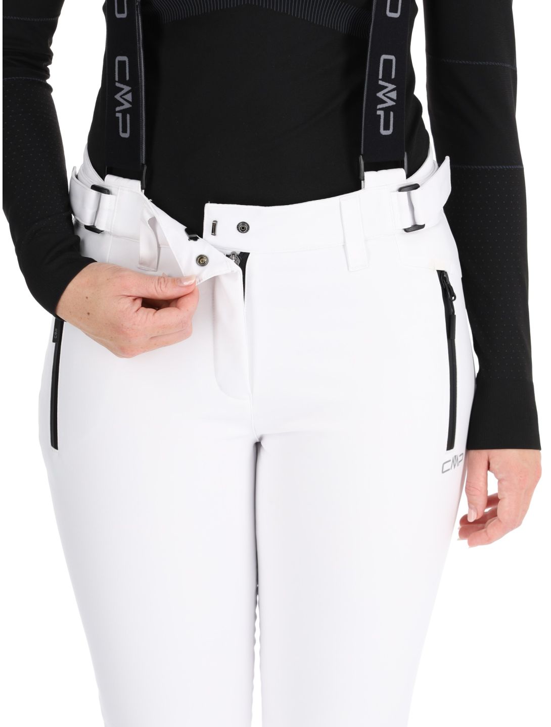 CMP, 34W4326 pantalon de ski femmes White blanc 