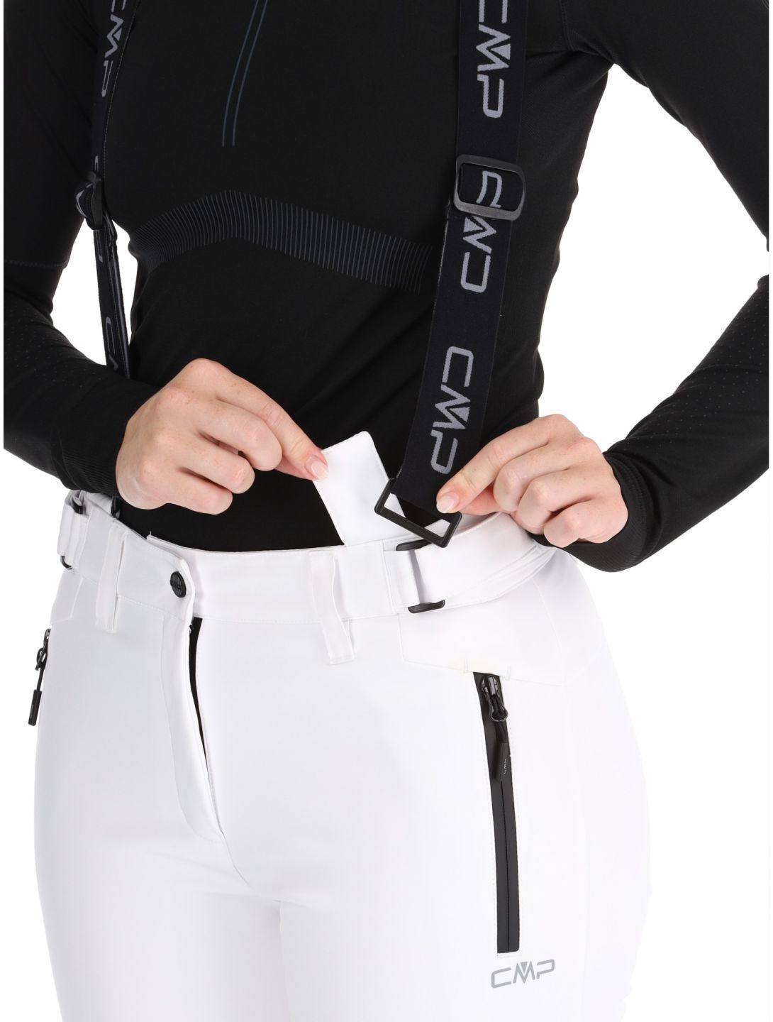 CMP, 34W4326 pantalon de ski femmes White blanc 