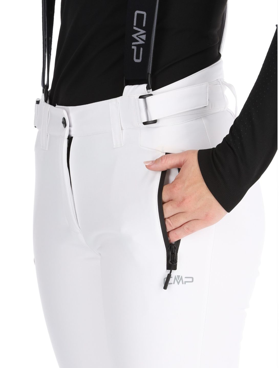 CMP, 34W4326 pantalon de ski femmes White blanc 