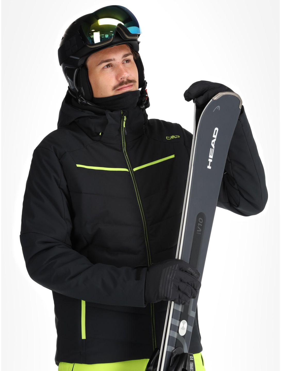 CMP, 34W4357 veste de ski hommes Black noir 