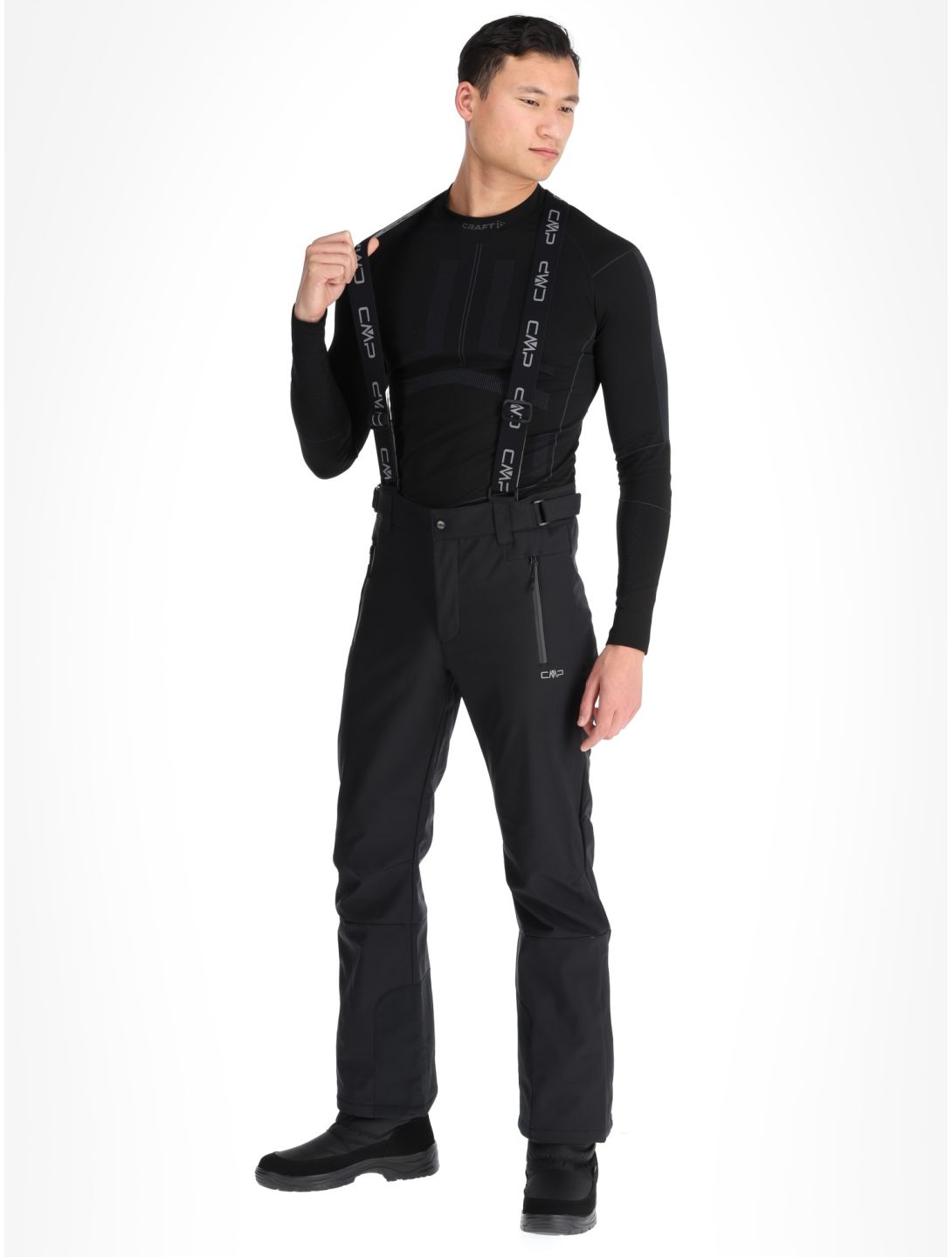 CMP, 34W4367 pantalon de ski hommes Black noir 