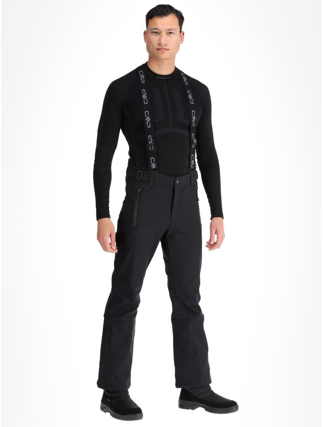 CMP, 34W4367 pantalon de ski hommes Black noir 