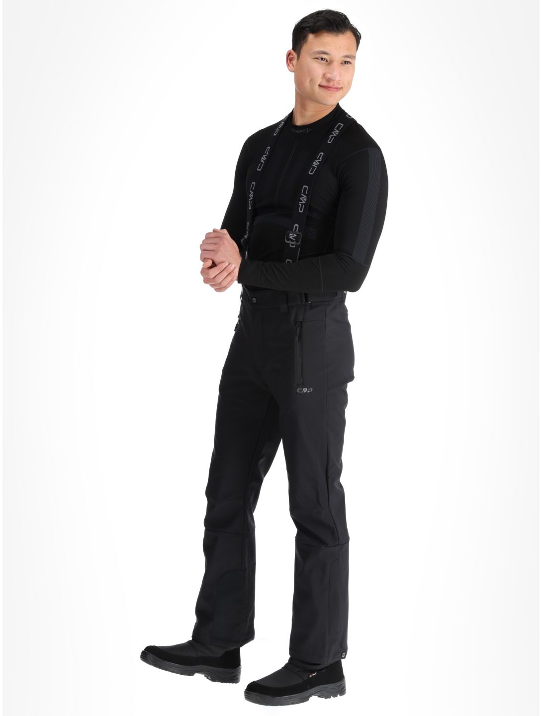 CMP, 34W4367 pantalon de ski hommes Black noir 