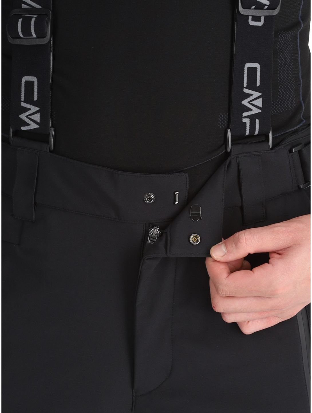 CMP, 34W4367 pantalon de ski hommes Black noir 