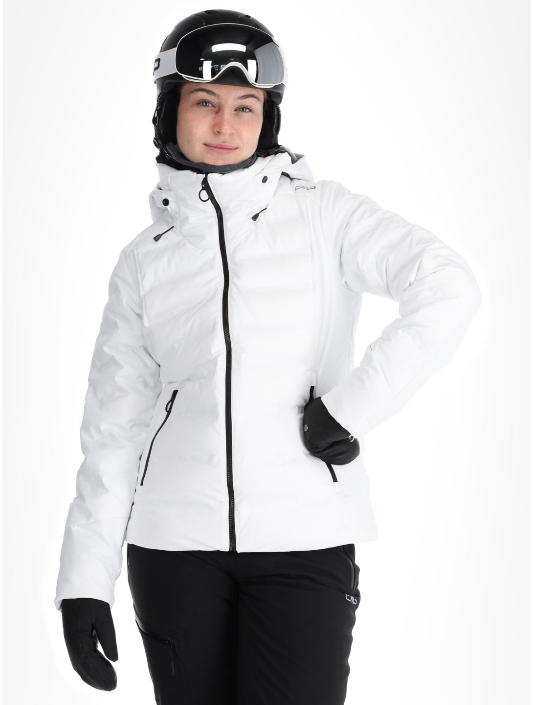 CMP, 34W4406 veste de ski femmes White blanc 