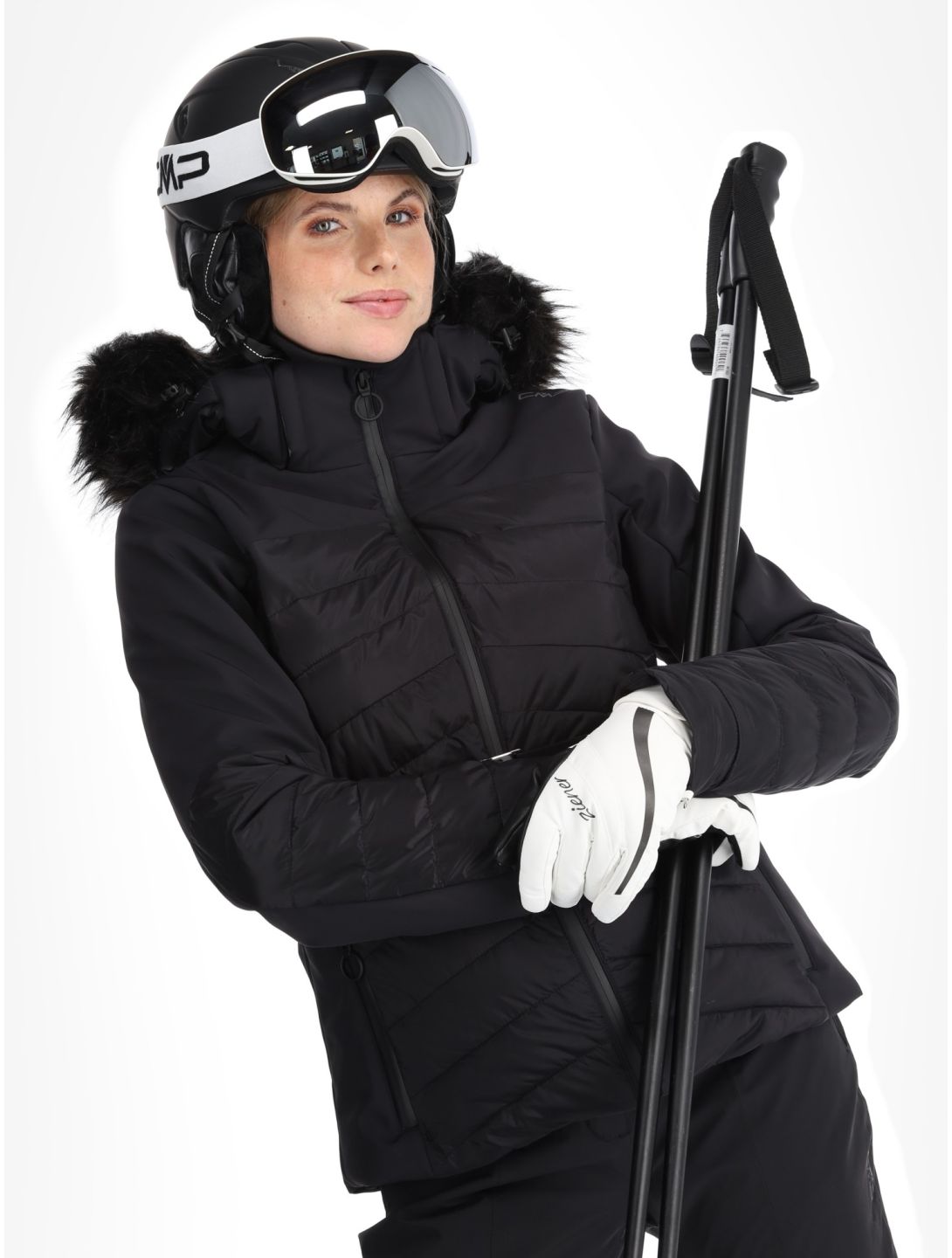 CMP, 34W4436F veste de ski femmes Black noir 