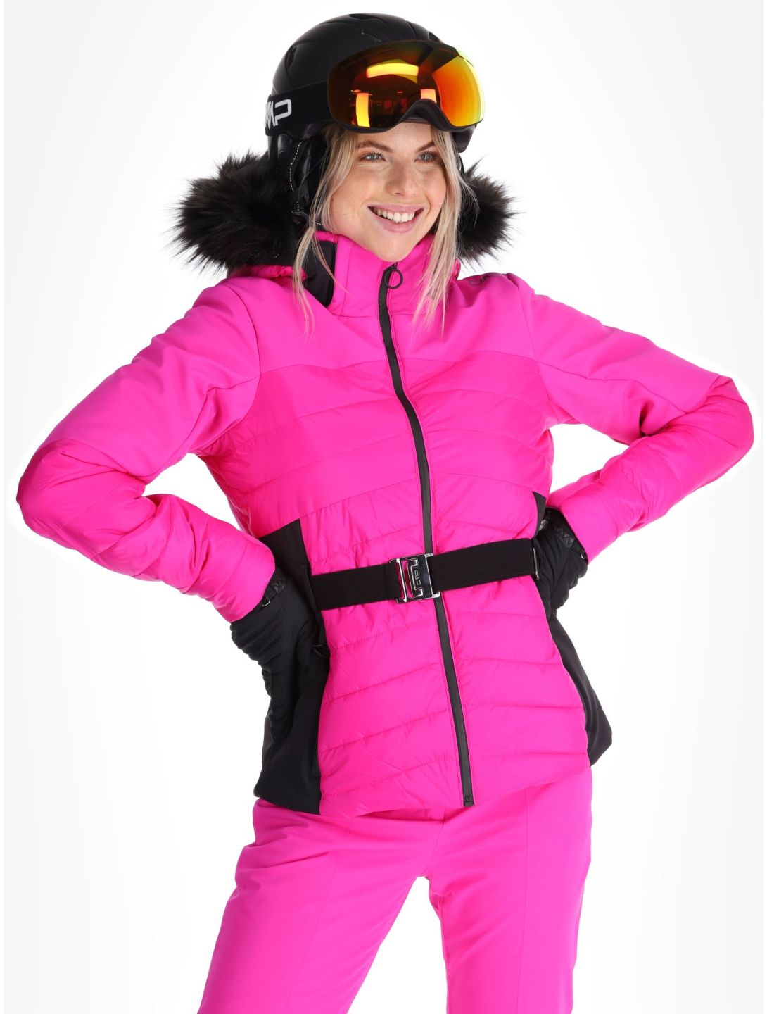 CMP, 34W4436F veste de ski femmes Festival rose 