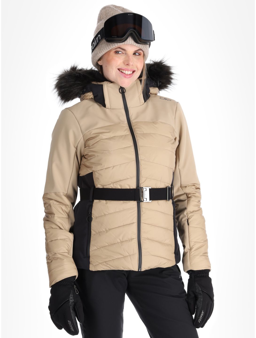 CMP, 34W4436F veste de ski femmes Sesame brun 