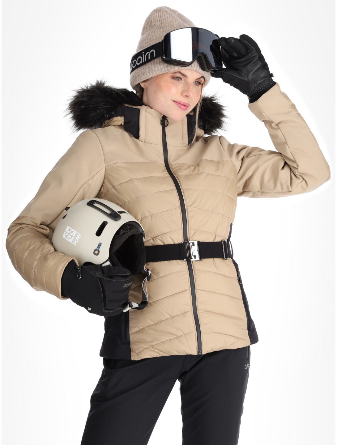 CMP, 34W4436F veste de ski femmes Sesame brun 