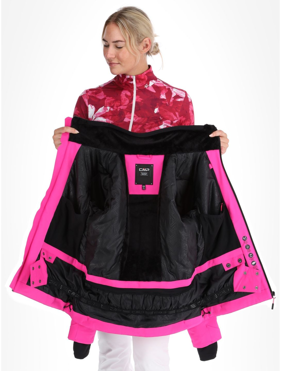 CMP, 34W4516 veste de ski femmes Festival rose 