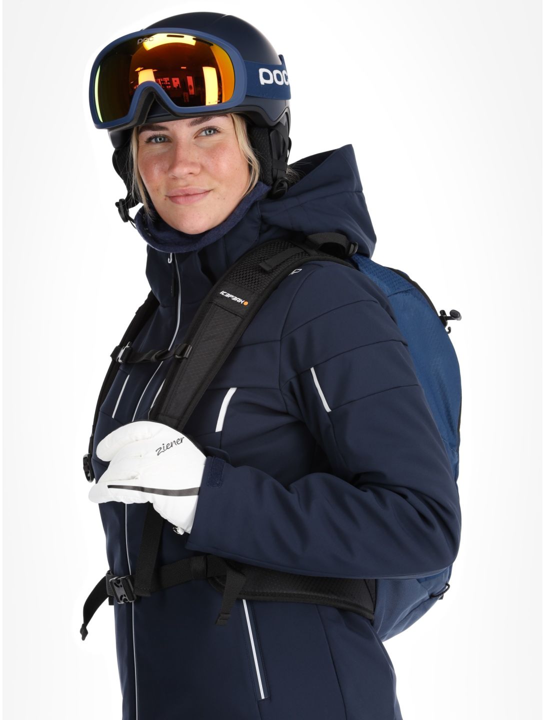 CMP, 34W4536 veste de ski femmes Black Blue bleu 