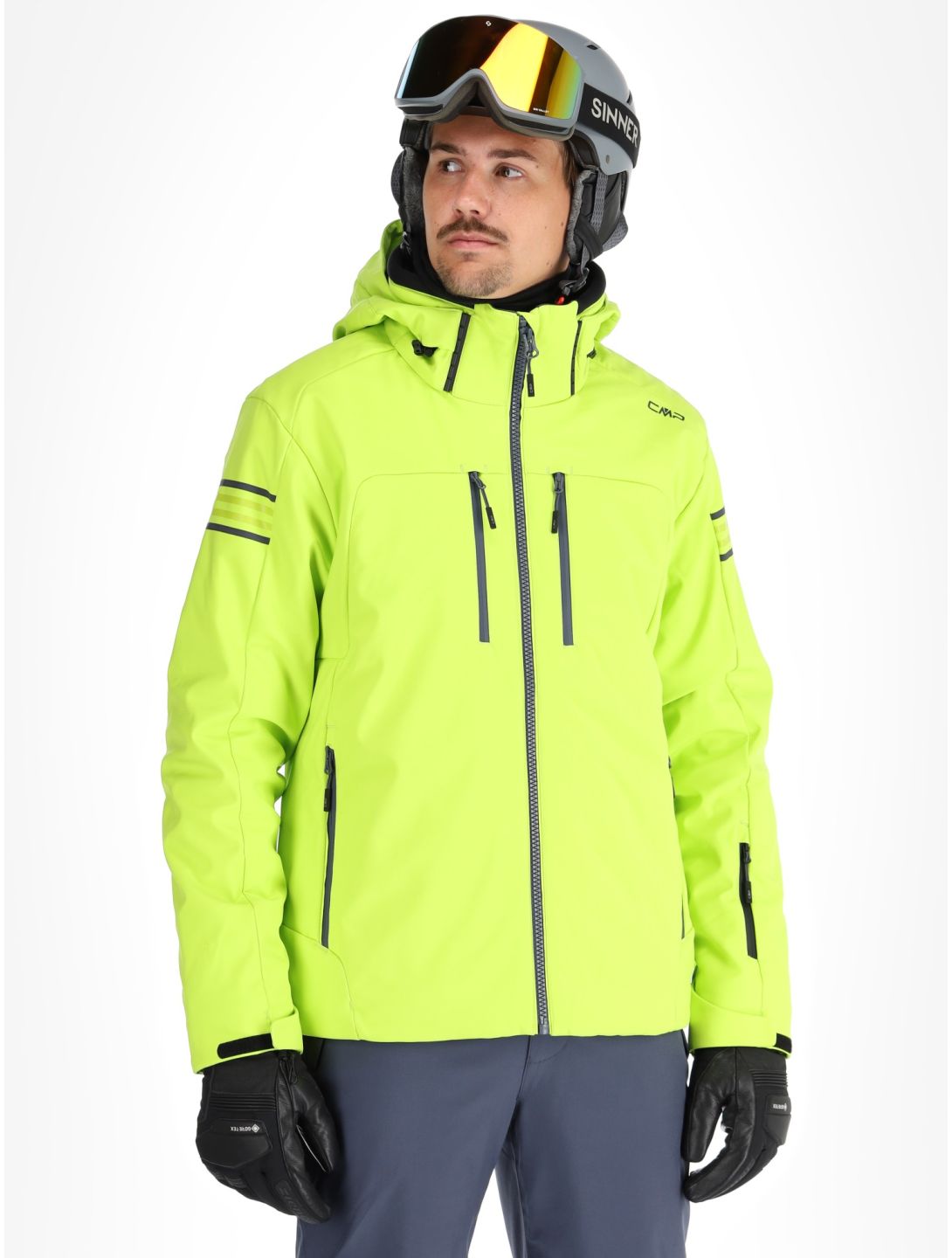 CMP, 34W4647 veste de ski hommes Acid vert 