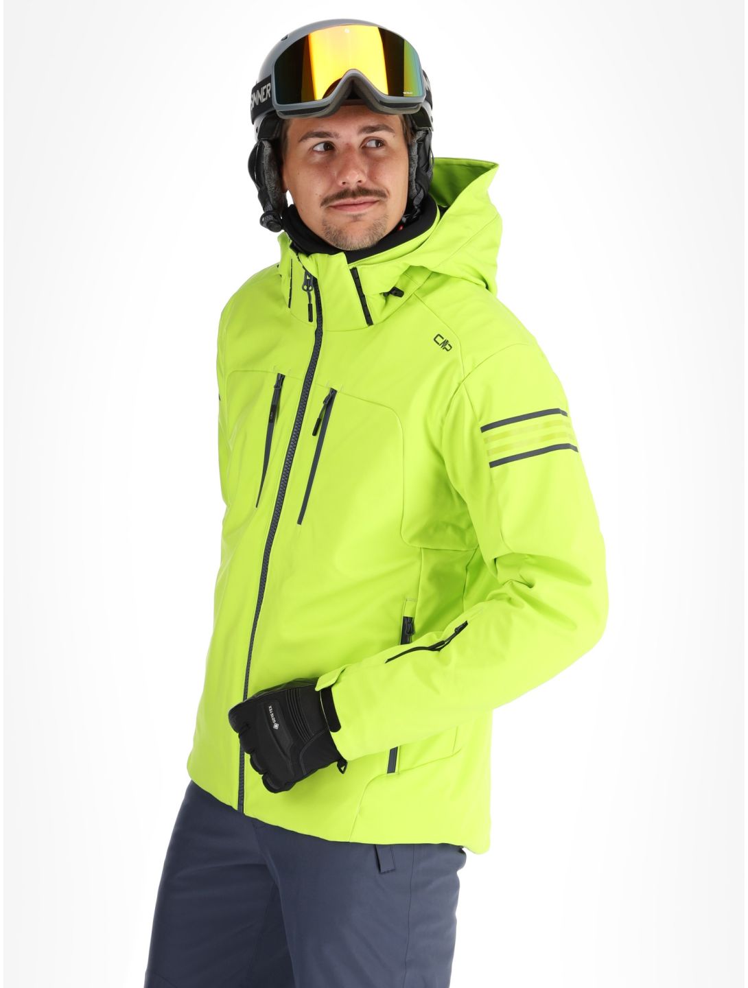 CMP, 34W4647 veste de ski hommes Acid vert 