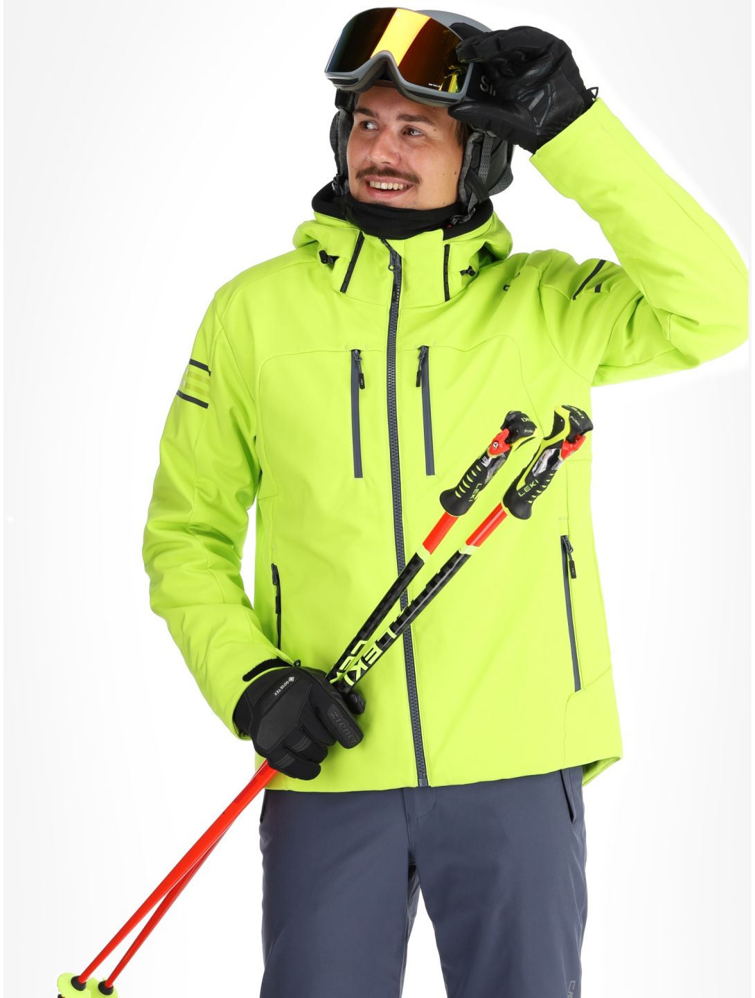 CMP, 34W4647 veste de ski hommes Acid vert 