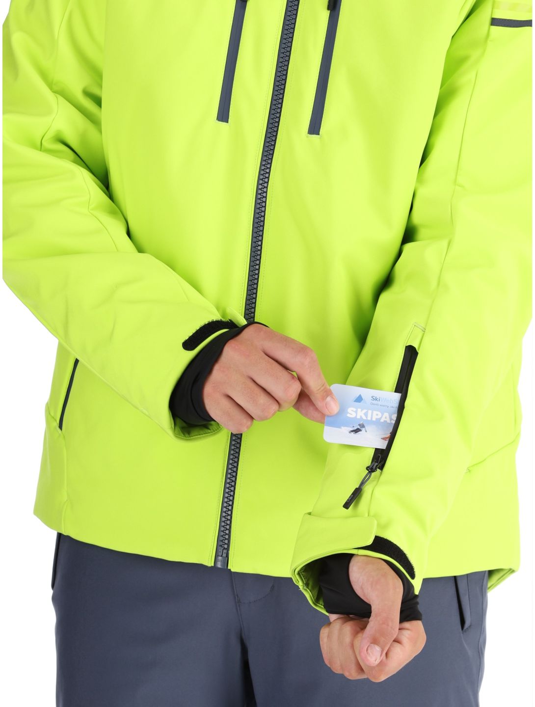 CMP, 34W4647 veste de ski hommes Acid vert 