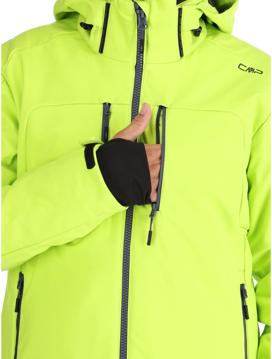 CMP, 34W4647 veste de ski hommes Acid vert 