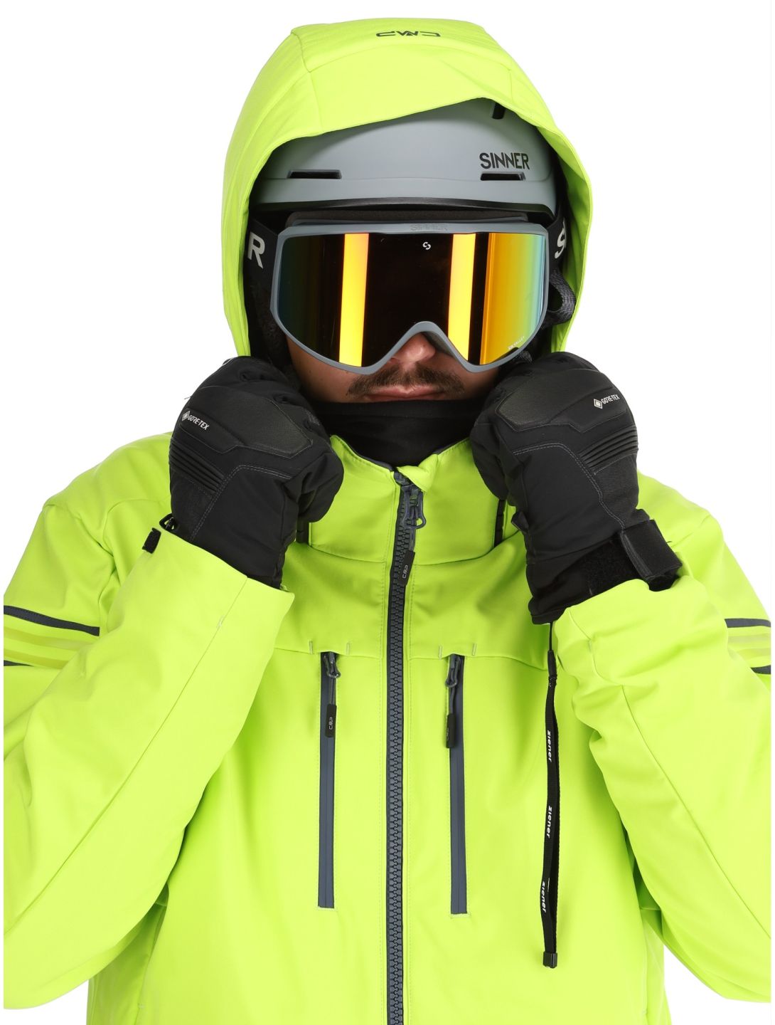 CMP, 34W4647 veste de ski hommes Acid vert 