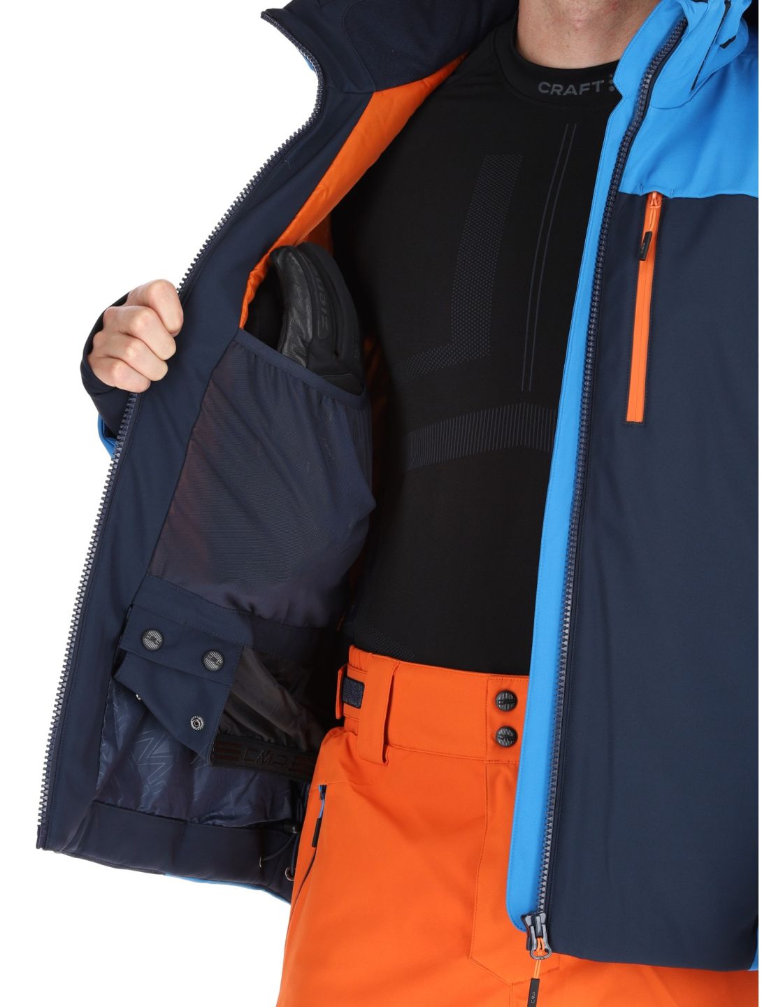 CMP, 34W4647 veste de ski hommes Sapphire bleu 