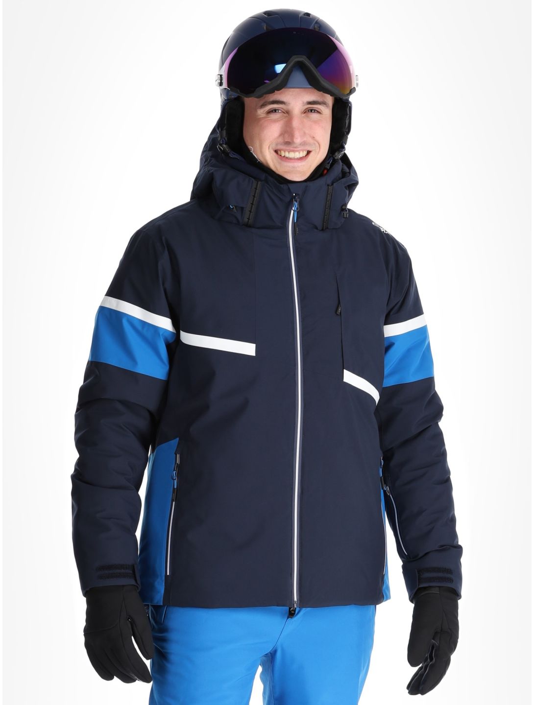 CMP, 34W4677 veste de ski hommes Black Blue bleu 