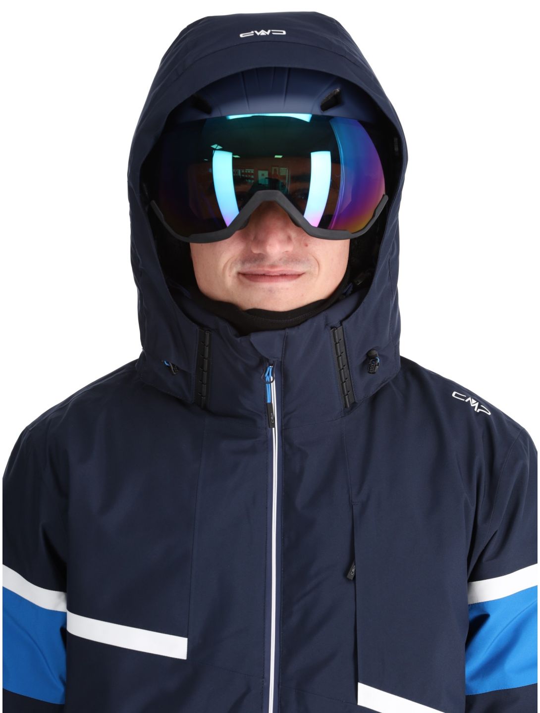 CMP, 34W4677 veste de ski hommes Black Blue bleu 