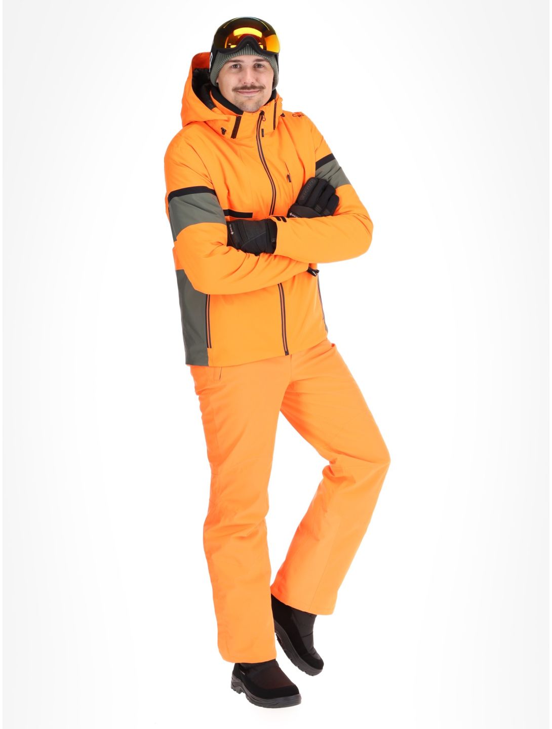 CMP, 34W4677 veste de ski hommes Fanta Fluo orange 