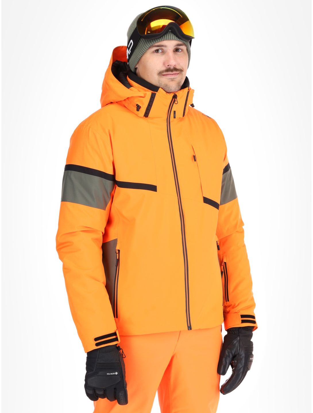 CMP, 34W4677 veste de ski hommes Fanta Fluo orange 