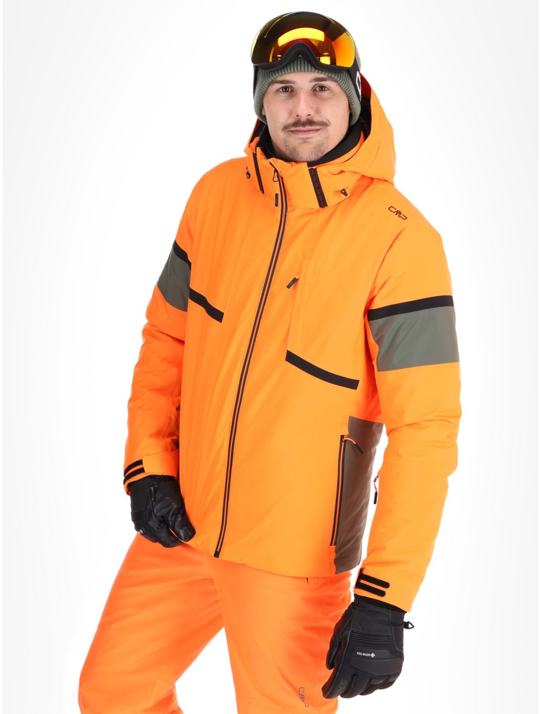 CMP, 34W4677 veste de ski hommes Fanta Fluo orange 