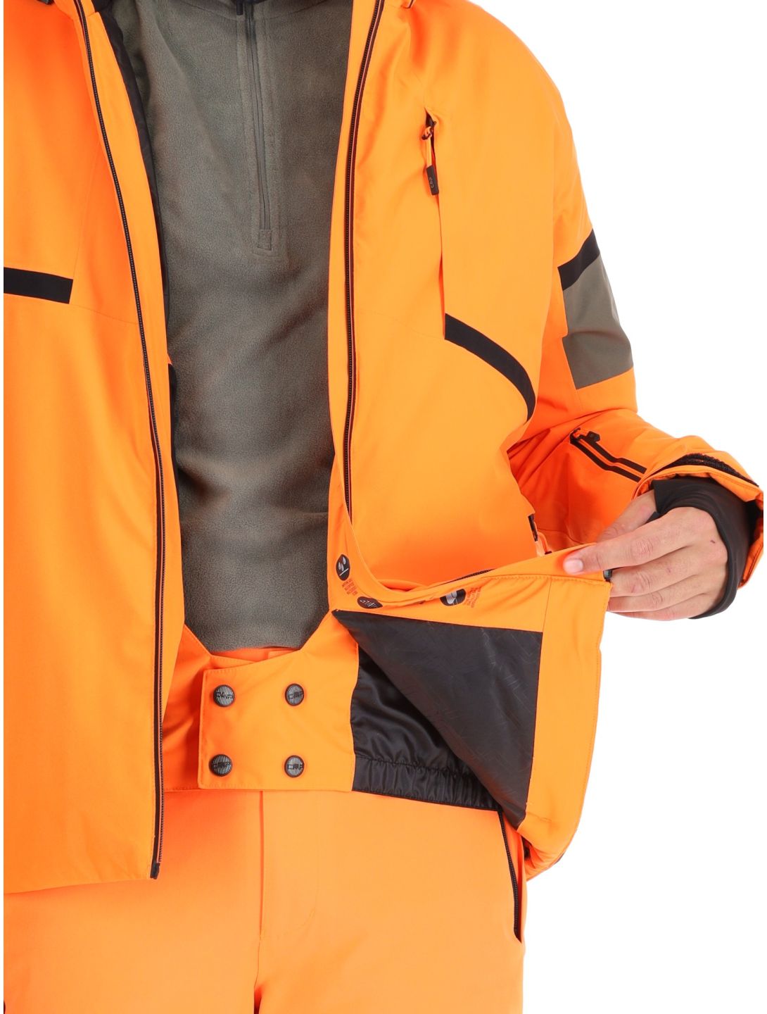 CMP, 34W4677 veste de ski hommes Fanta Fluo orange 