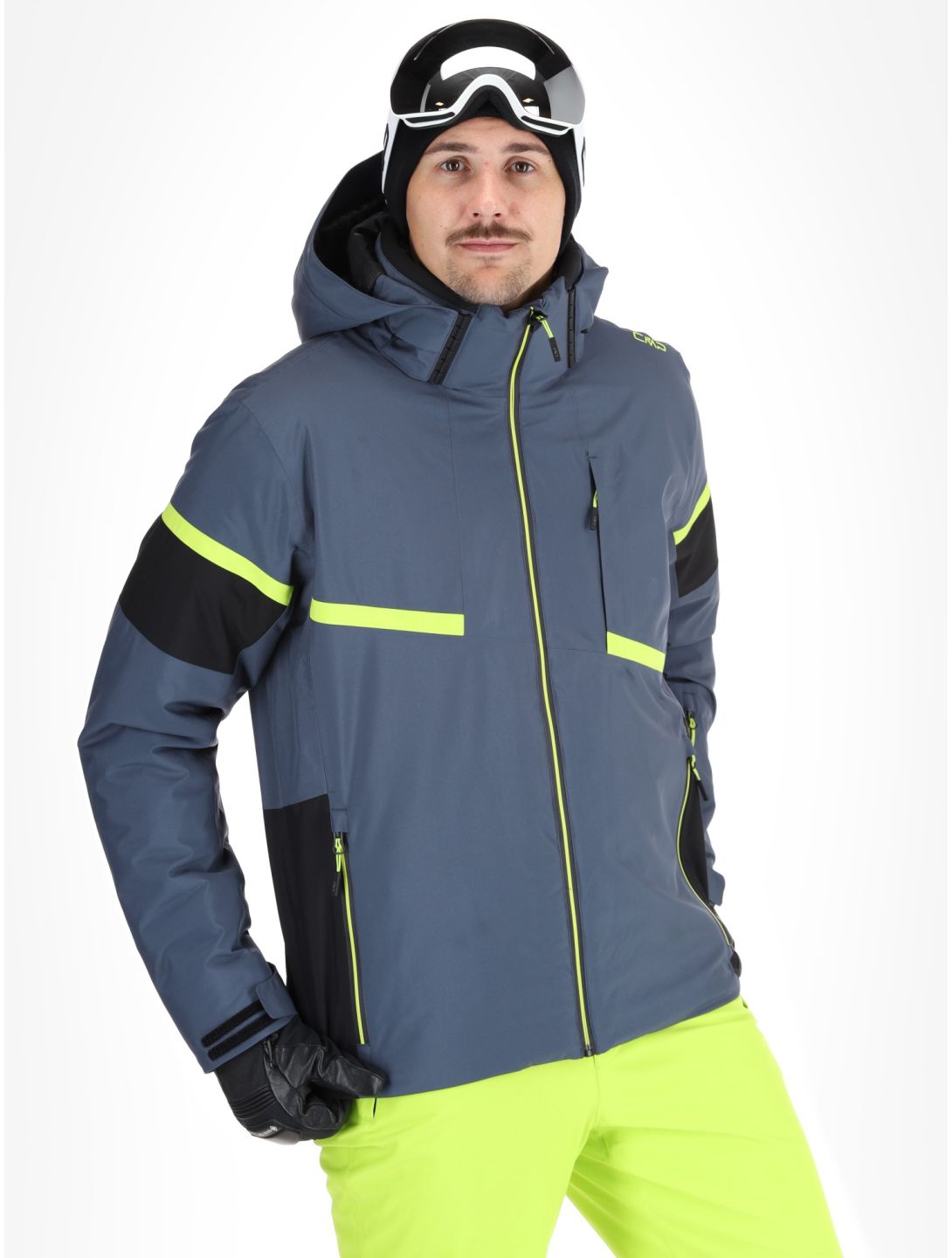 CMP, 34W4677 veste de ski hommes Titanium gris 