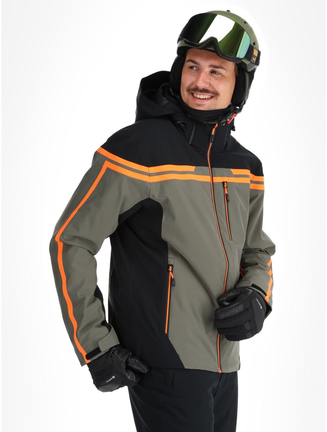 CMP, 34W4687 veste de ski hommes Olive vert 