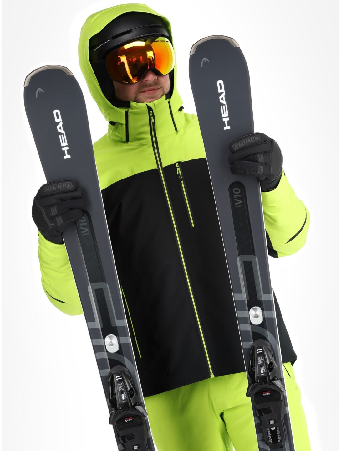 CMP, 34W4707 veste de ski hommes Acid vert 