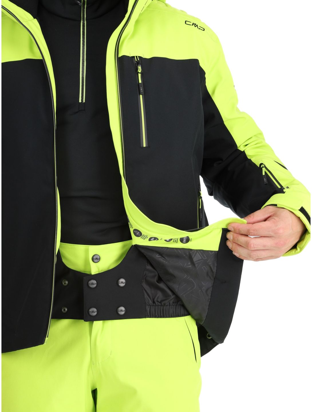 CMP, 34W4707 veste de ski hommes Acid vert 