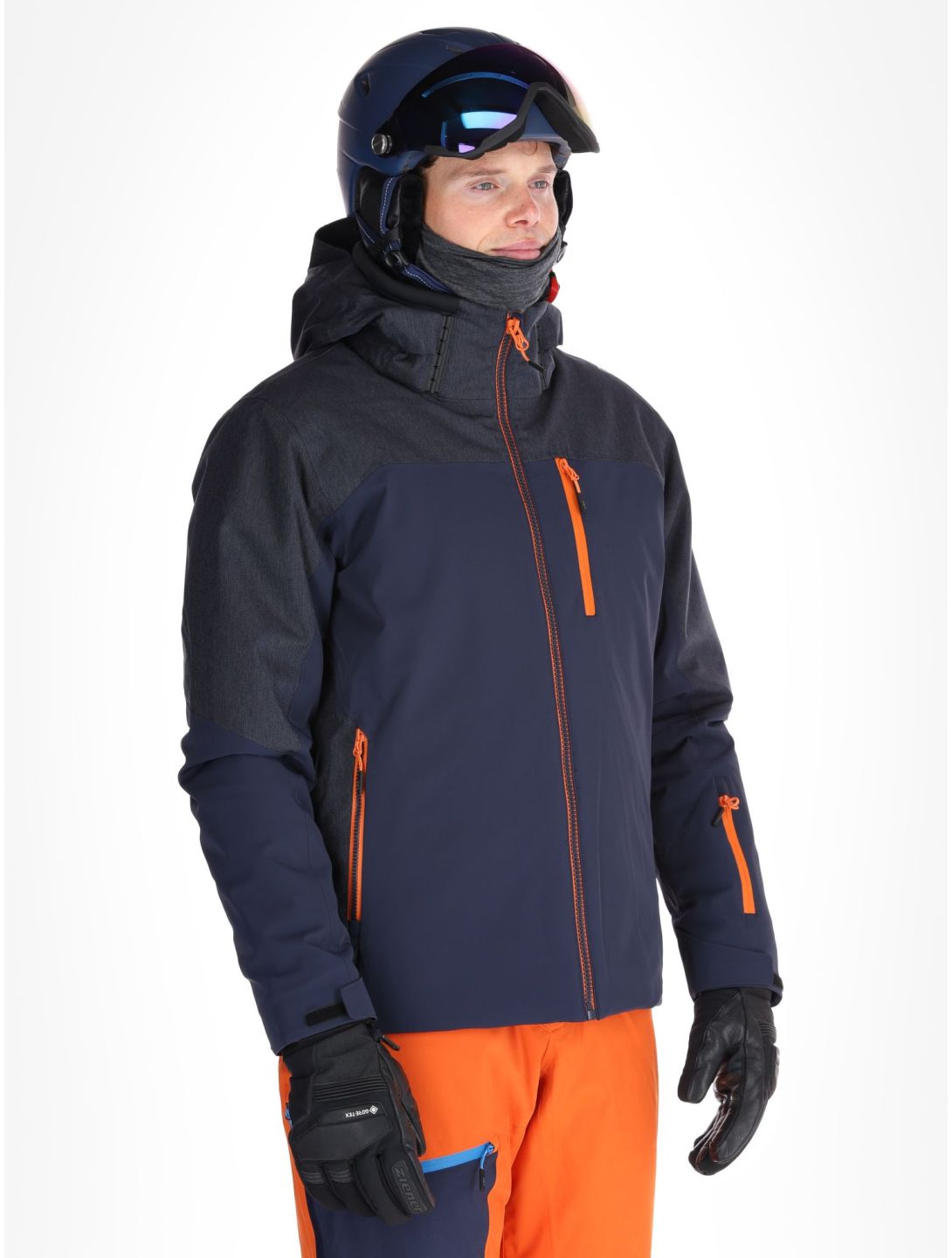 CMP, 34W4717 veste de ski hommes Black Blue bleu 