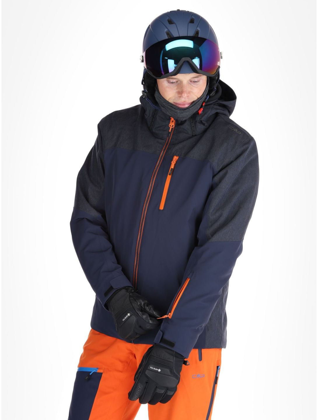 CMP, 34W4717 veste de ski hommes Black Blue bleu 