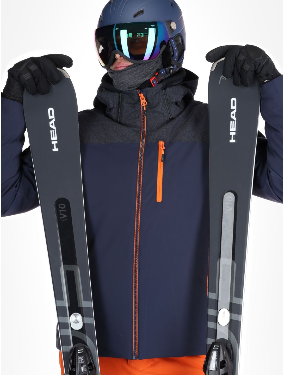 CMP, 34W4717 veste de ski hommes Black Blue bleu 