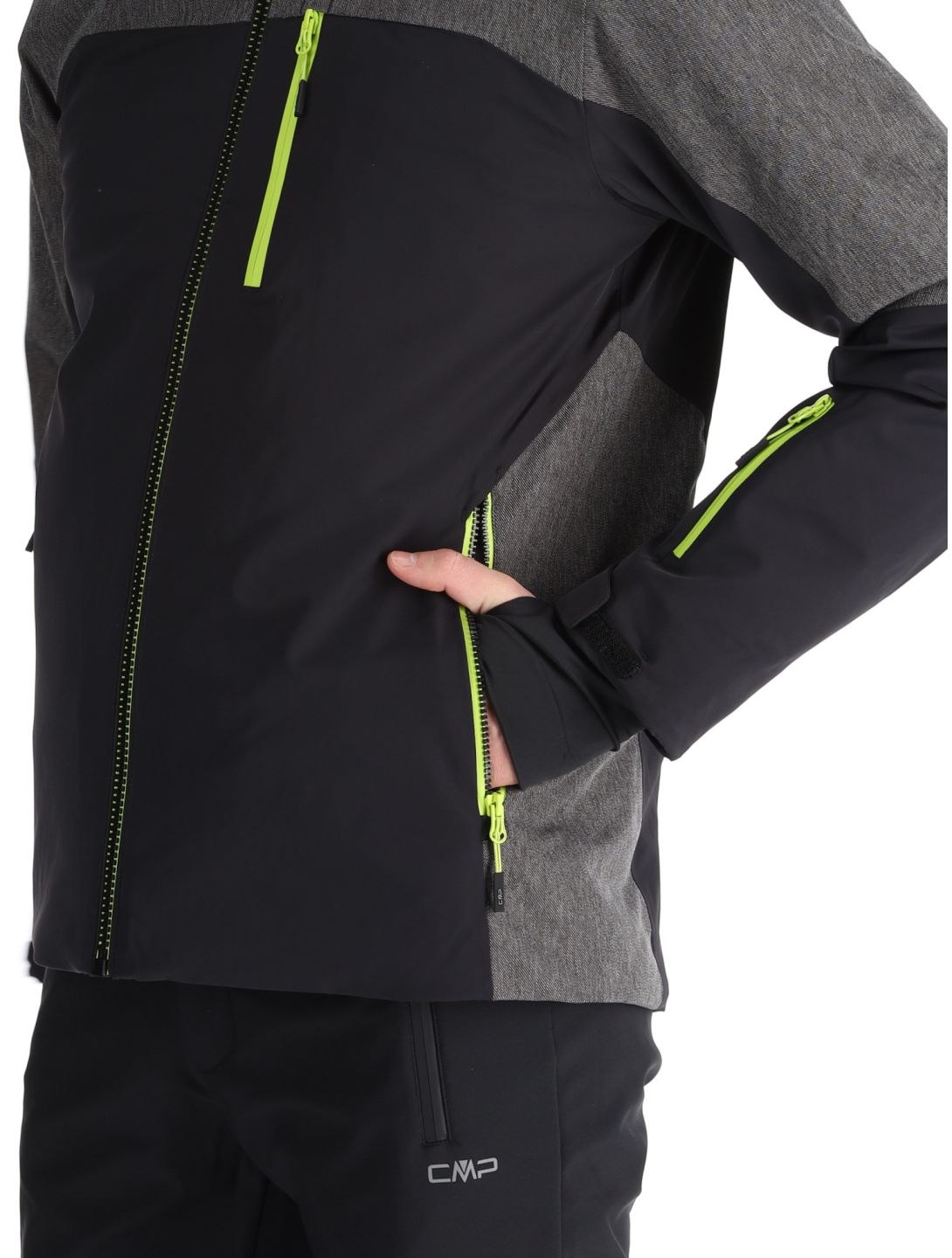 CMP, 34W4717 veste de ski hommes Black noir 