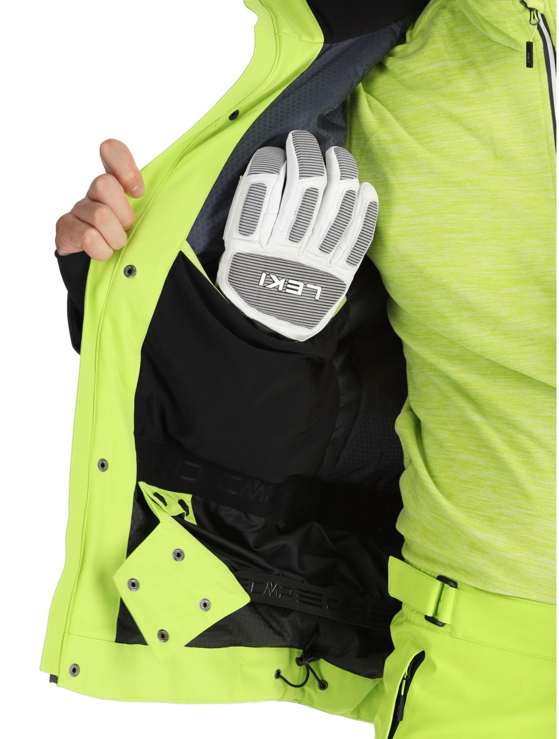 CMP, 34W4737 veste de ski hommes Acid vert 