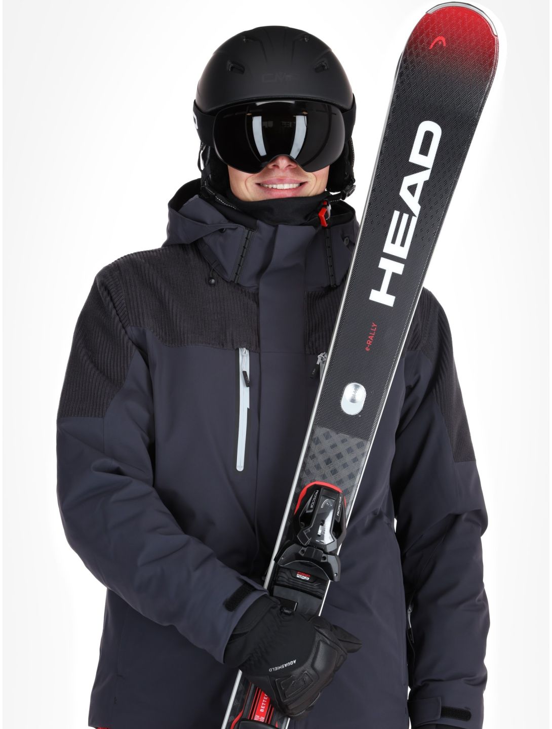 CMP, 34W4737 veste de ski hommes Anthracite gris 