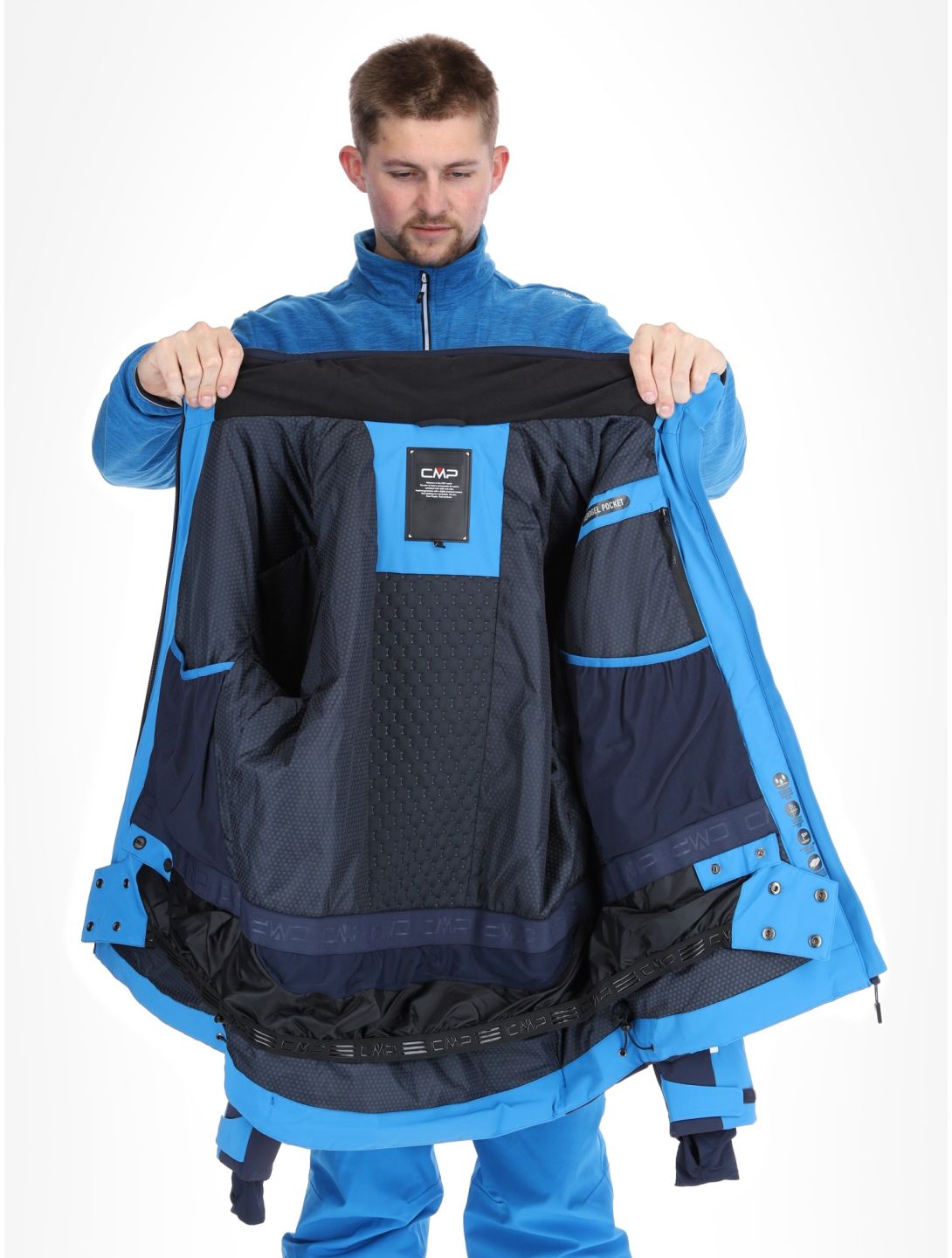 CMP, 34W4747 veste de ski hommes Sapphire bleu 