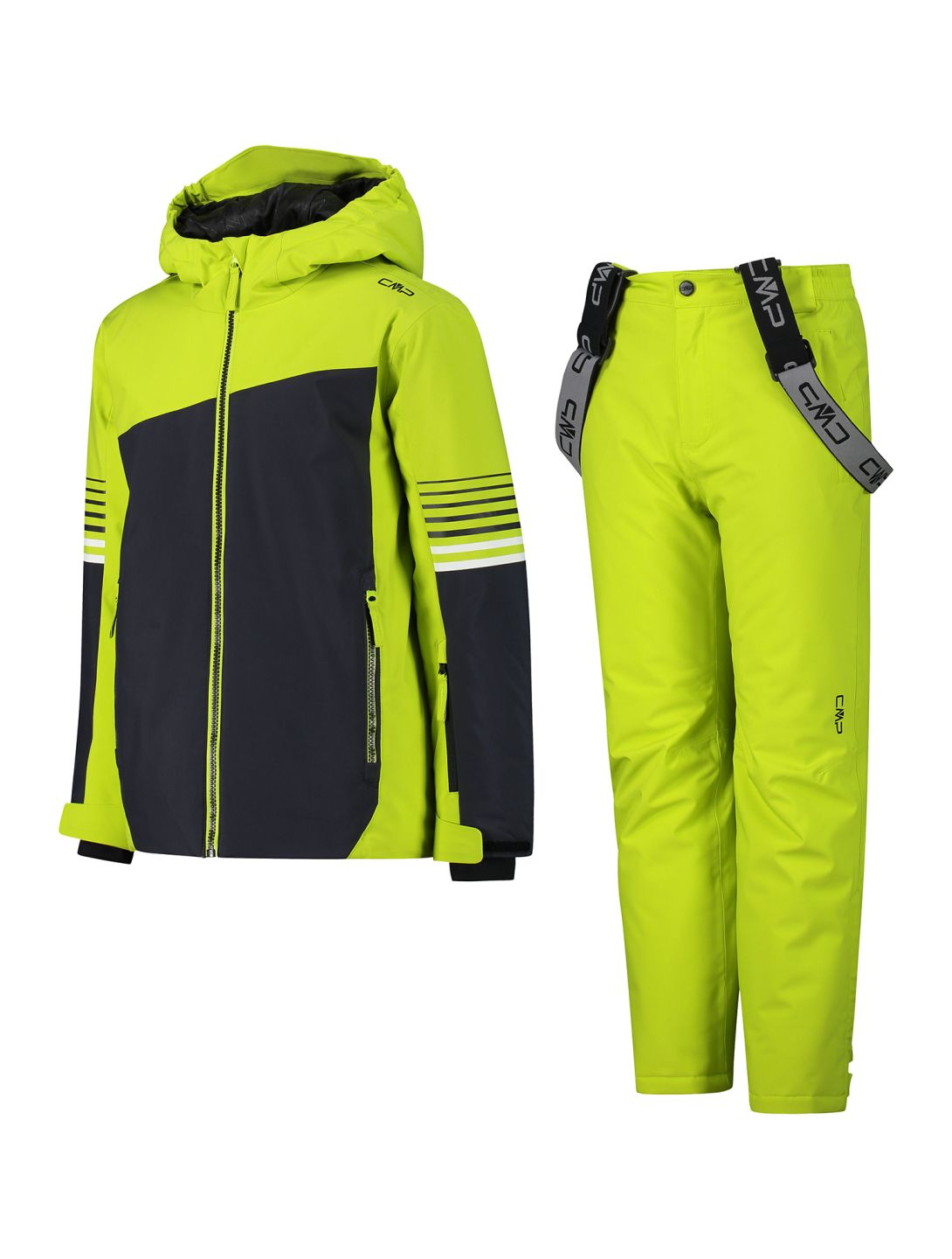 CMP, 34W4924 set de ski enfants Acid vert 