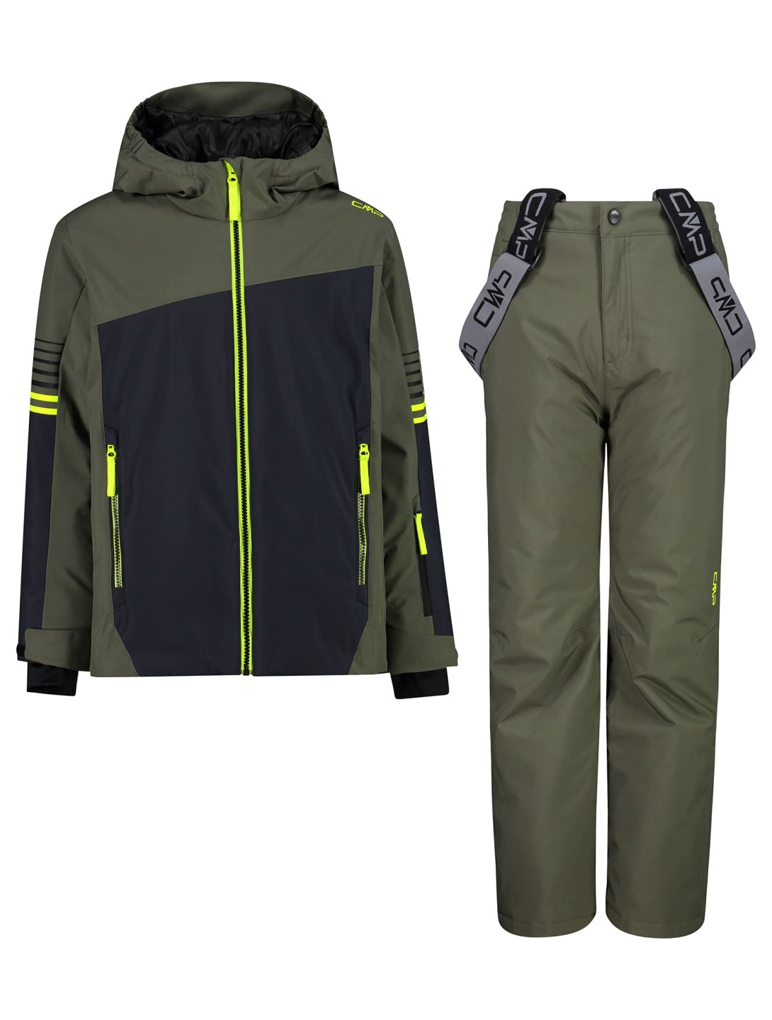 CMP, 34W4924 set de ski enfants Olive vert 