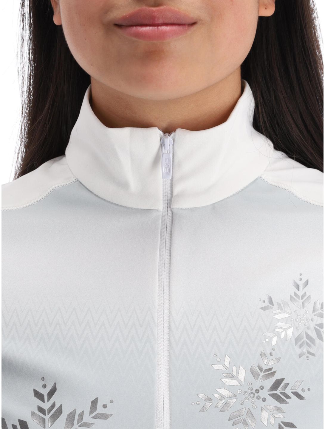 CMP, 38L1196 pull de ski femmes ice blanc 