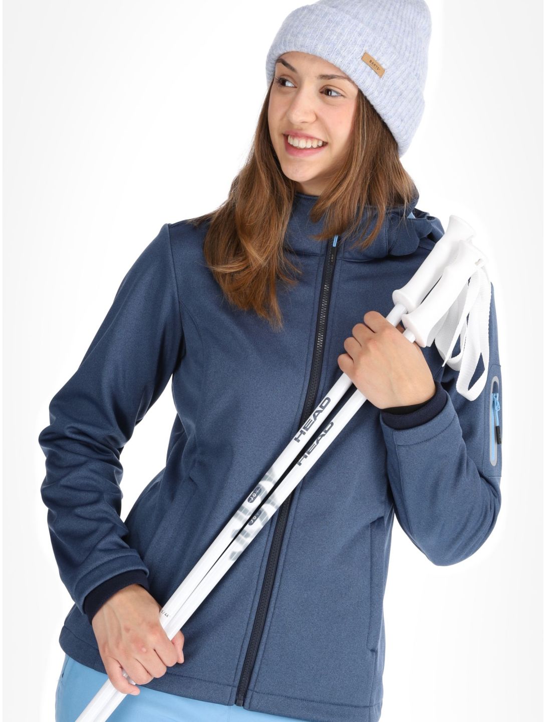 CMP, 39A5006M veste de ski softshell femmes Blue Melange / Niagara bleu 