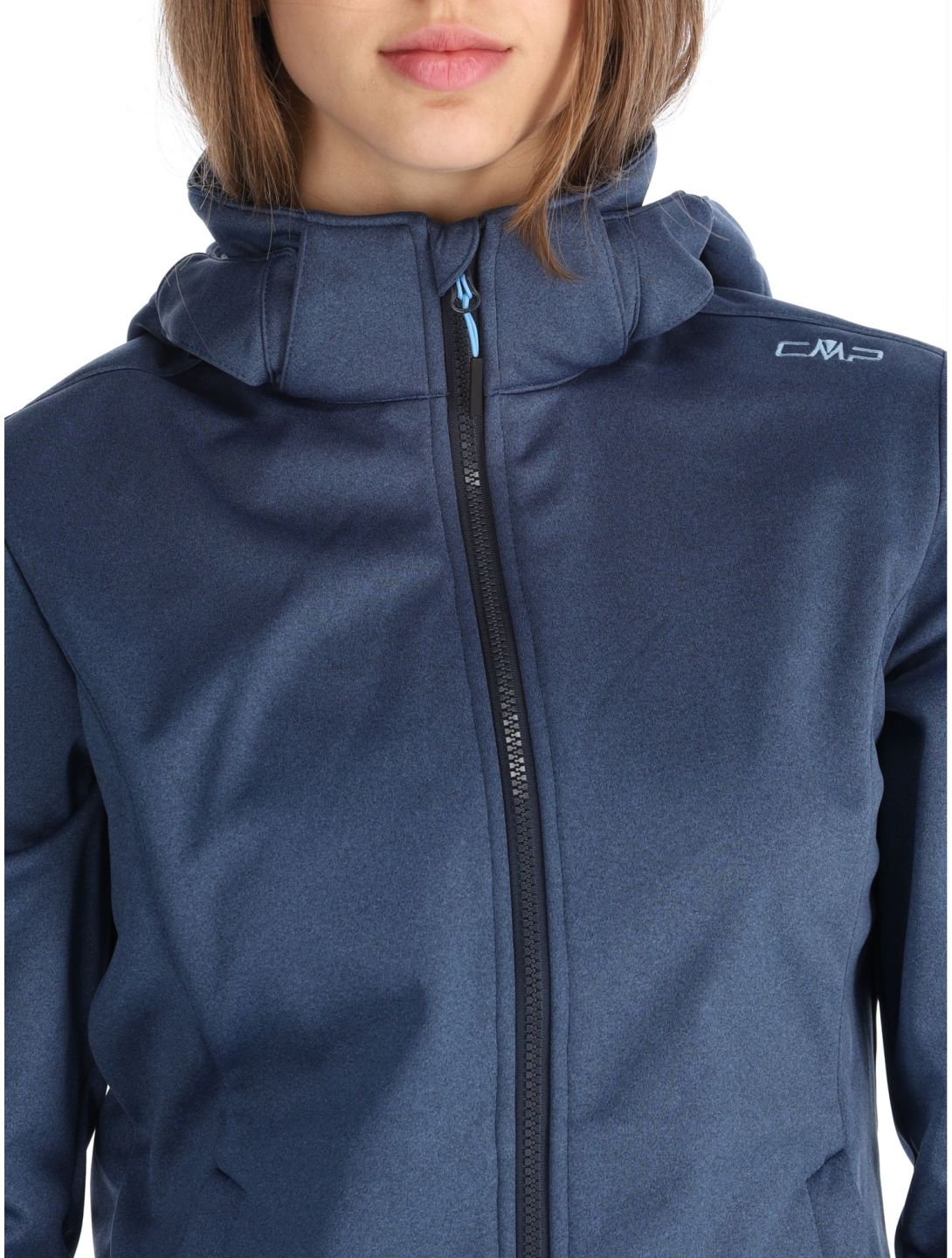 CMP, 39A5006M veste de ski softshell femmes Blue Melange / Niagara bleu 