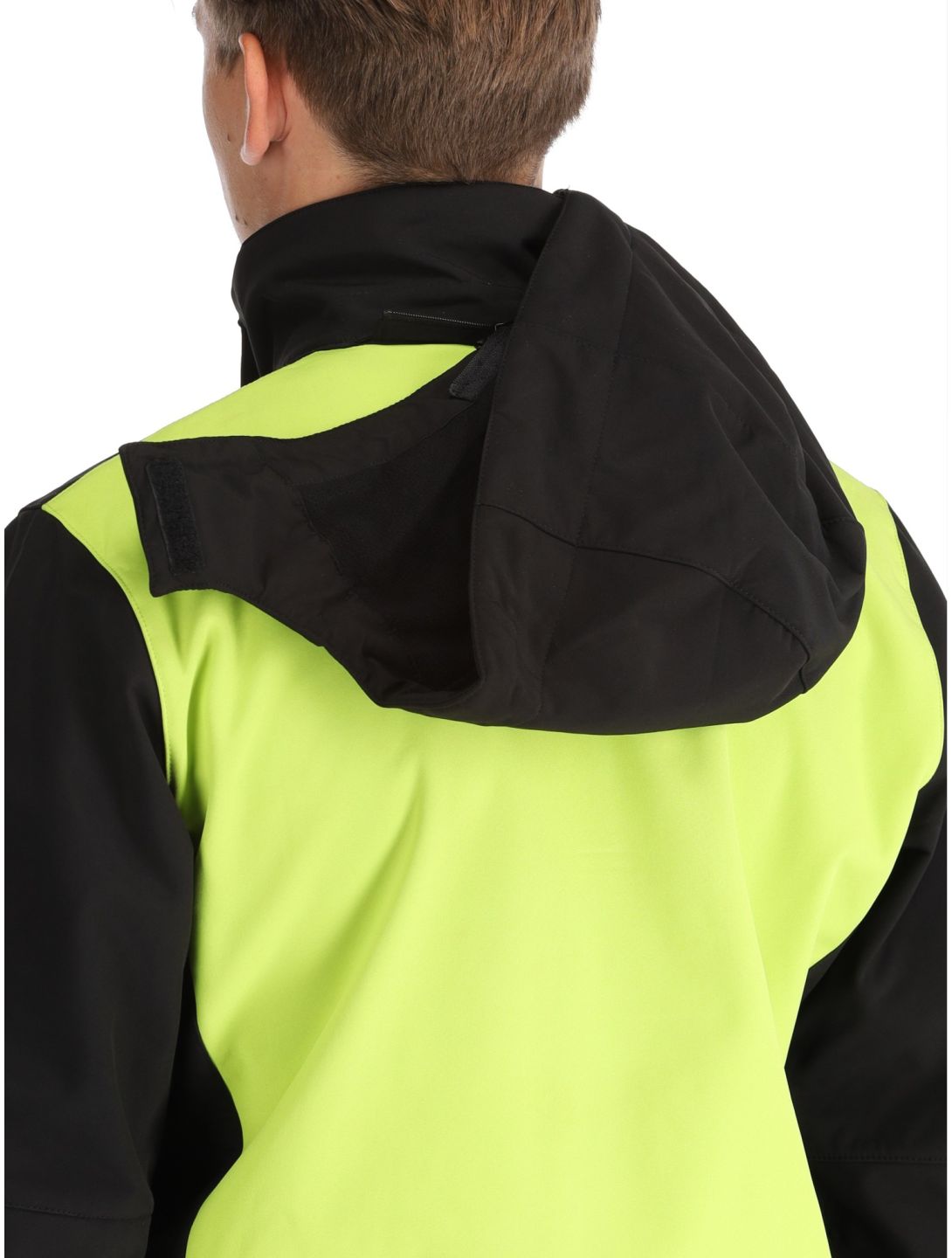 CMP, 3A01787N veste de ski softshell hommes Acid Yellow / Black jaune, noir 