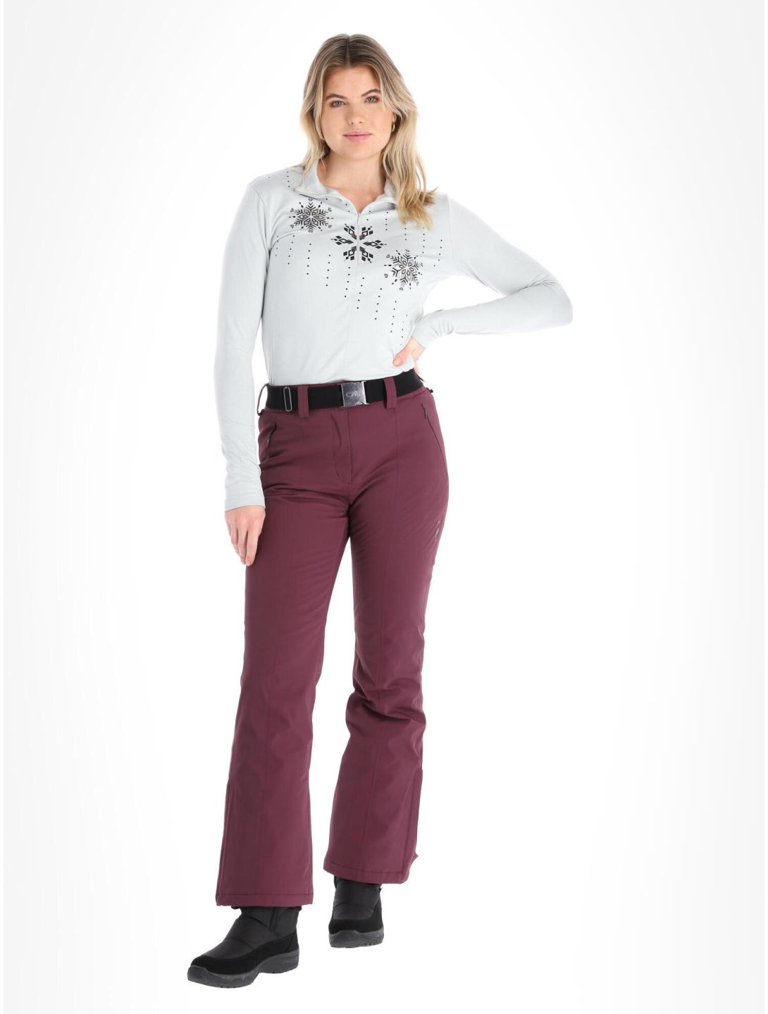 CMP, 3W05526 pantalon de ski femmes prugna violet 