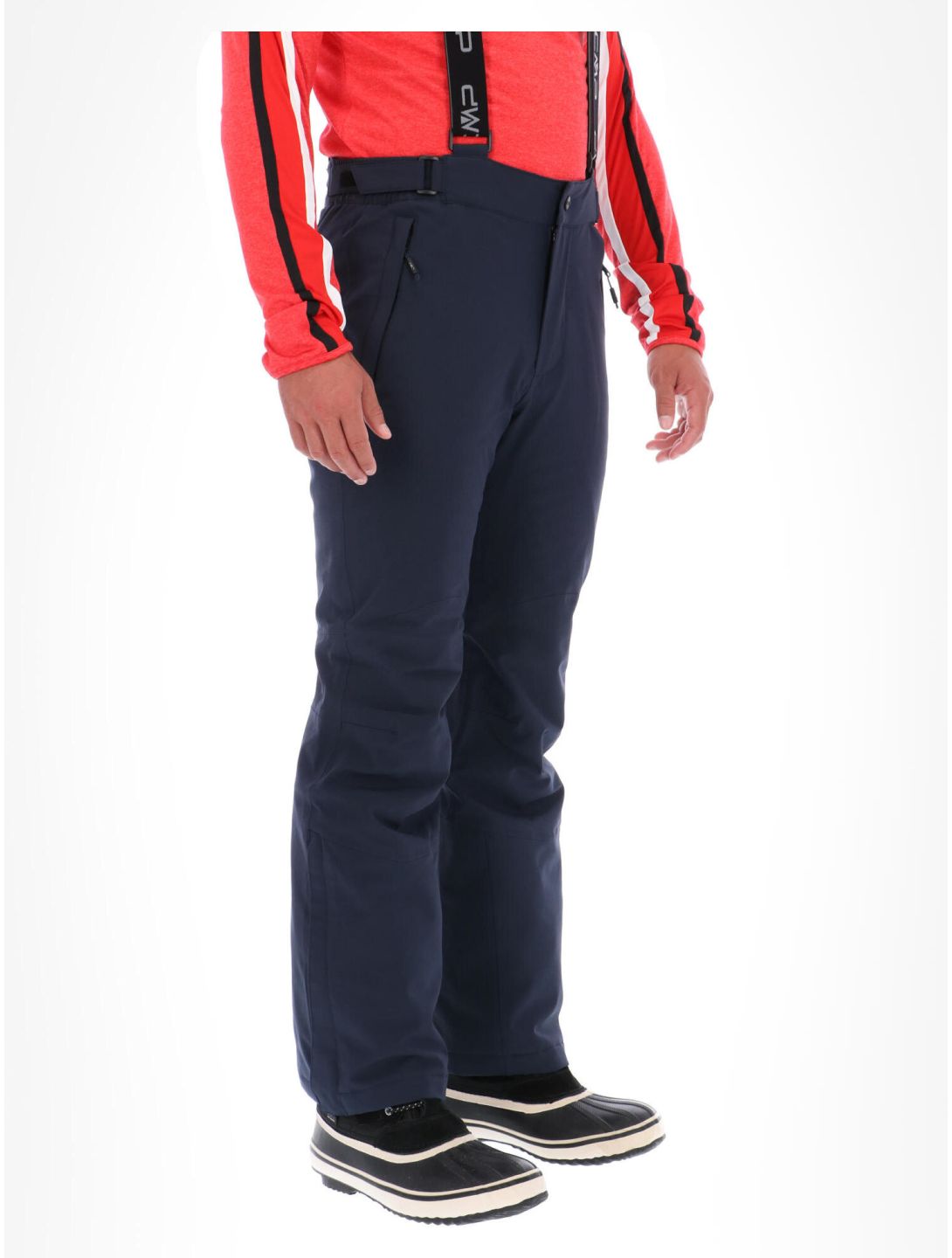 CMP, 3W17397N pantalon de ski hommes Black Blue bleu 