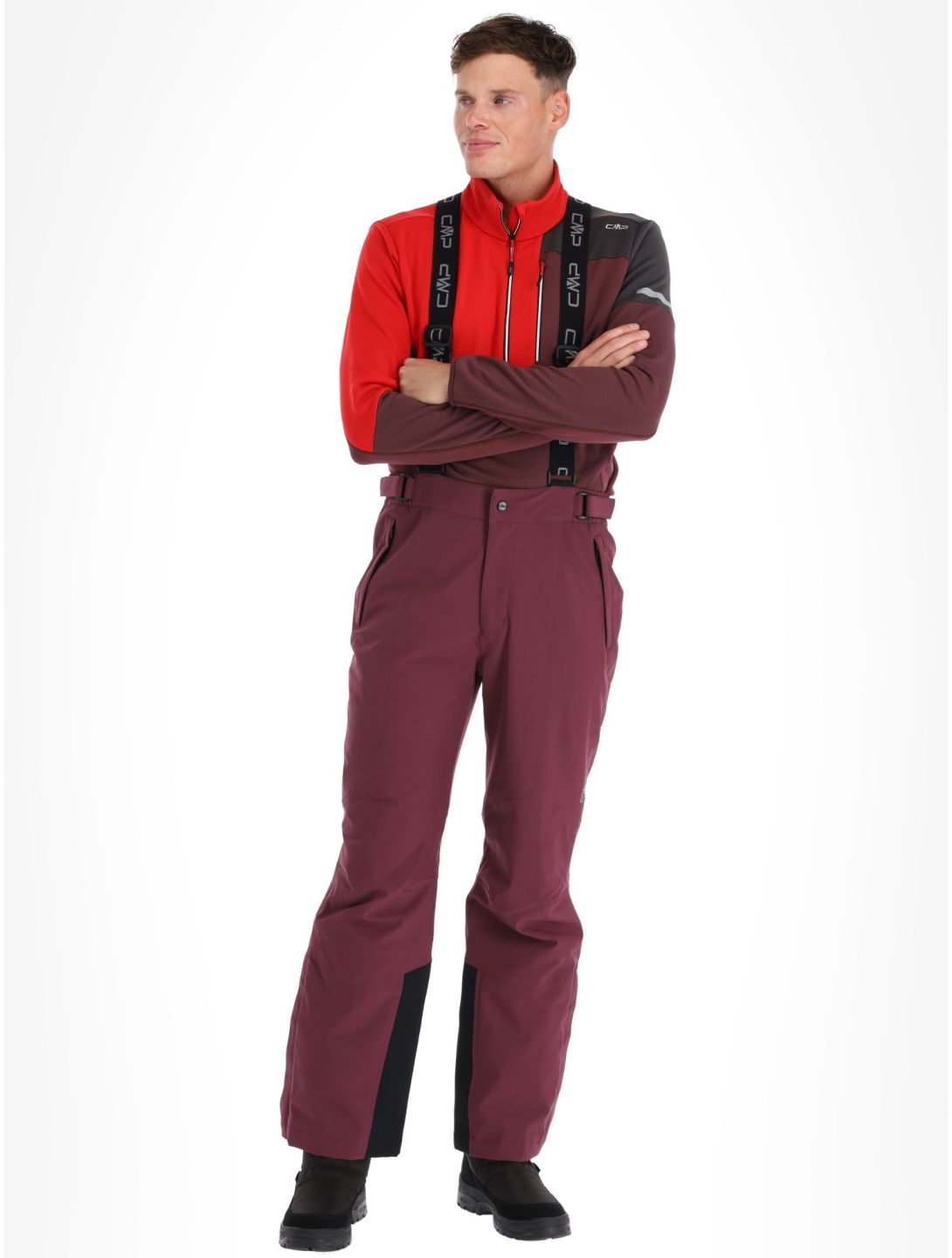 CMP, 3W17397N pantalon de ski hommes Burgundy bordeaux 